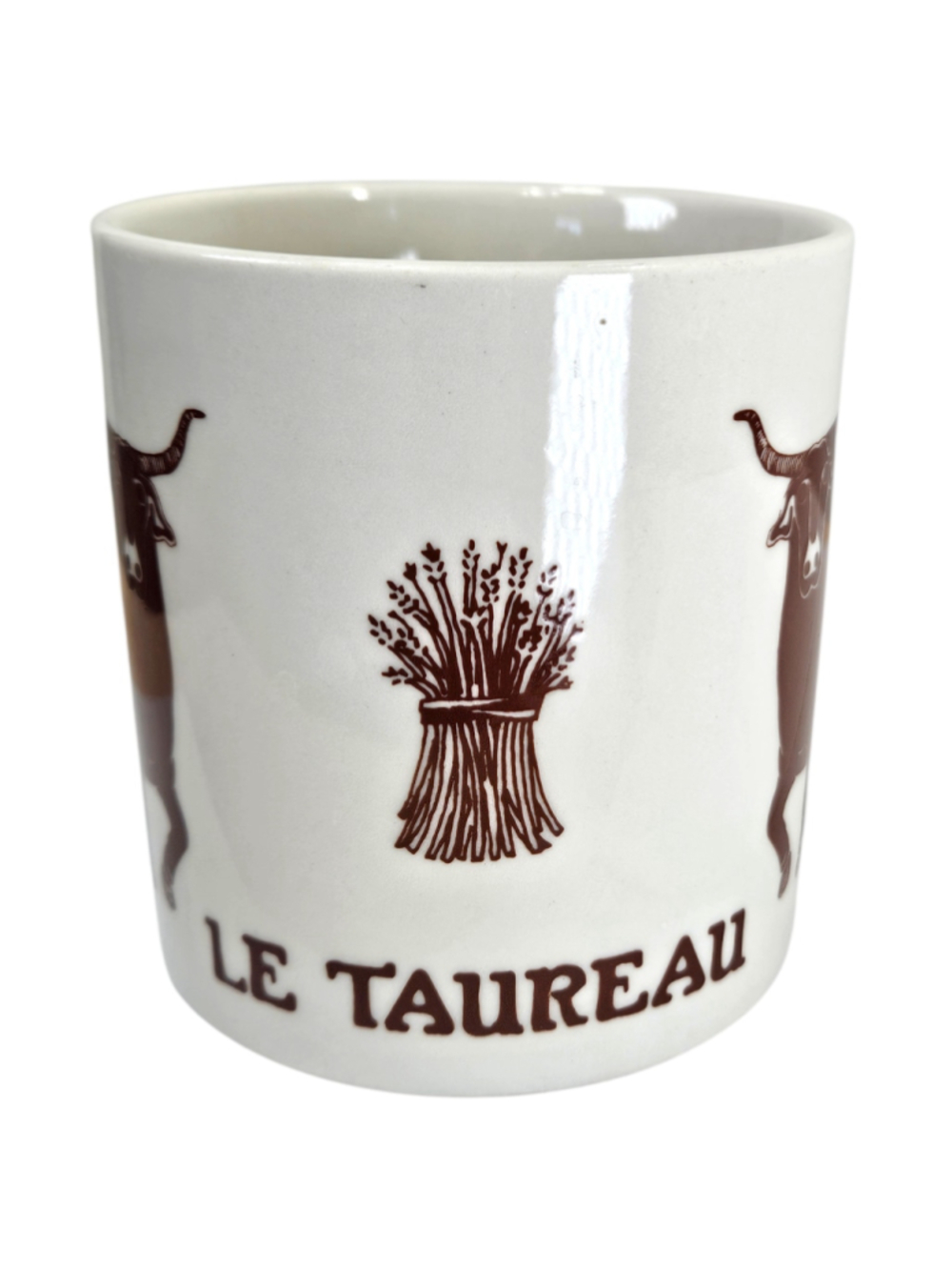 Vintage Le Taureau Bull Coffee Mug 1978 Taylor & Ng Made in Japan Farm House - Picture 3 of 6